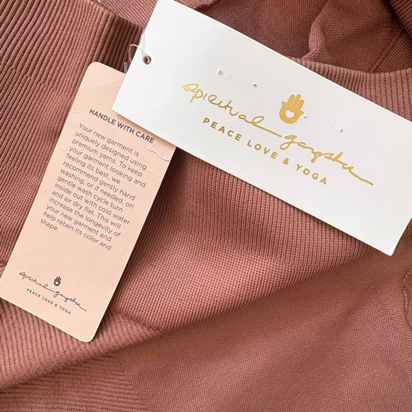 Spiritual Gangster | Icon High-Waist Rib Legging | Copper Clay | XS/S | NWT - Picture 3 of 8